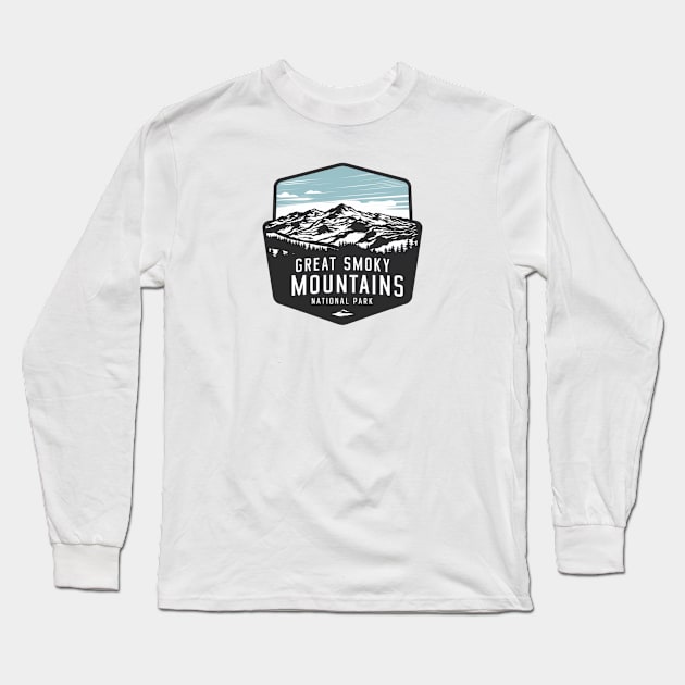 Majestic Great Smoky Mountains National Park Long Sleeve T-Shirt by Perspektiva